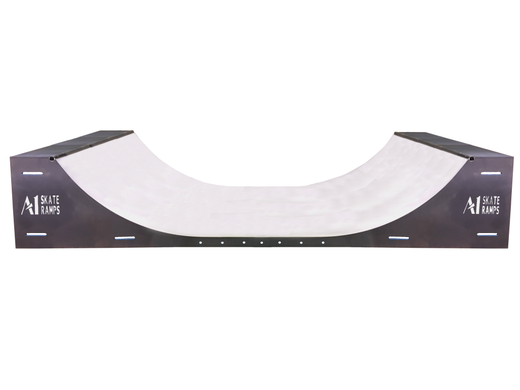 3ft High x 12ft Wide Half pipe A1 Skate Ramps